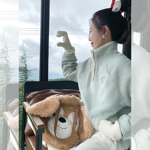 <曾小咸推荐> 2.5 现货秒杀 ！微信超特价！羊羔毛高领卫衣 日常189.99 立减90 秒杀99.99！！ 商品图1