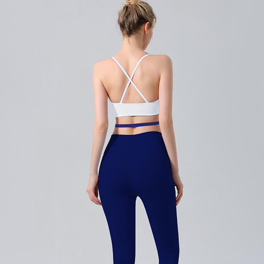 【126元任选2件】跃牌【漫西】系列 时尚运动文胸防震健身内衣带胸垫（背心Y301和裤子Y156） 商品图4