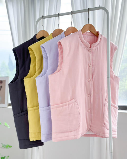 宜色家情侣款棉服马甲 商品图3
