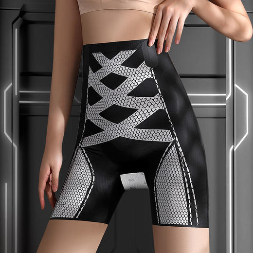 【穿出蜜桃臀，液态绷带收腹提臀裤】收腹裤+提臀裤+安全裤+收胯带+内裤五合一，聚乳酸蚕丝裆 整件7A级抑jun除螨，氧塑面料透气舒适塑身打底安全裤内裤女QQ 商品图4