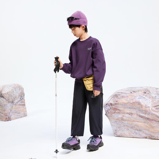 男童复合绒软壳长裤冬季新款安奈儿童装实体店同款AB446782 商品图3