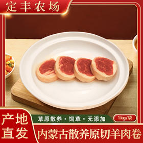 【内蒙古帮扶】内蒙古大草原散养原切无添加 羊肉卷 1kg/袋