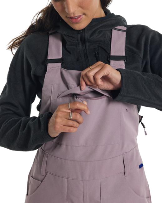 【断码六折】BURTON Avalon Bib 防水女款单板双板滑雪裤背带裤171431 商品图3