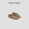 ROMI STUDIO“率性自我”牛皮拼羊皮系带平底休闲鞋 427B4057 商品缩略图0
