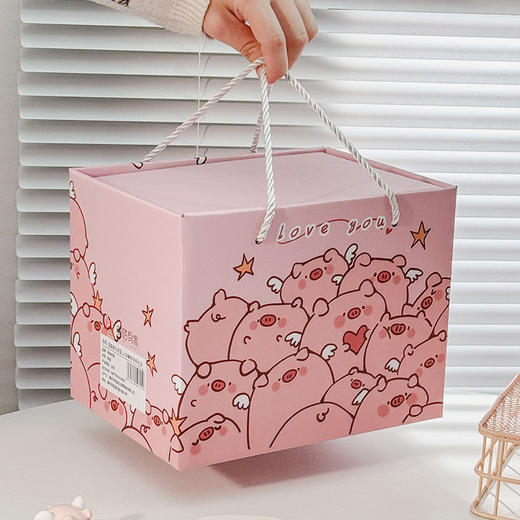 【猪猪天使咖啡杯】可爱高颜值生日礼物女生走心使用闺蜜情侣七夕节新婚对杯伴手礼盒 商品图3