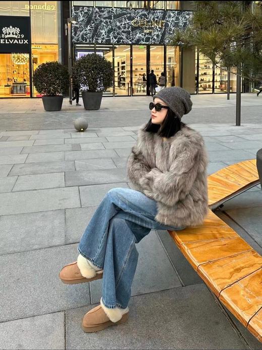 UGG油叽叽新款厚底拖鞋懒人鞋居家鞋时尚厚底拖鞋（XR） 商品图3