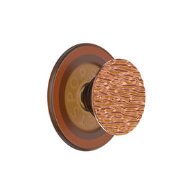 【古城密语】金水波·MagSafe圆啪嗒 MAGSAFE磁吸手机支架 Round圆啪嗒系列 棕色 波纹