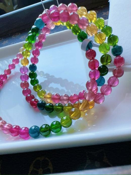 碧玺多圈手链 5.5mm 重27.4克 商品图3