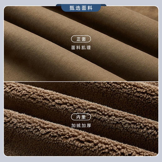 圣得西夹克外套男款青年时尚工装风翻领加绒加厚保暖防寒冬季2462932013 商品图2