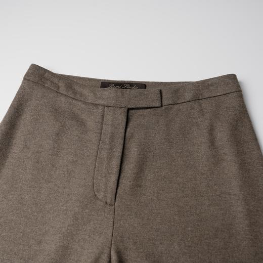 ROMI STUDIO“自我轮廓”定制羊毛混纺软糯高腰微喇休闲裤 431K5080 商品图2