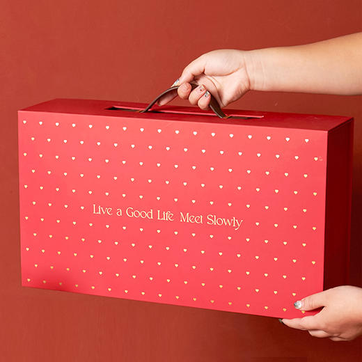 【慢慢相遇礼盒餐具】中国风红色喜庆餐具碗盘套装家用新婚礼物碗碟勺陶瓷盘碗碟礼盒装 商品图6