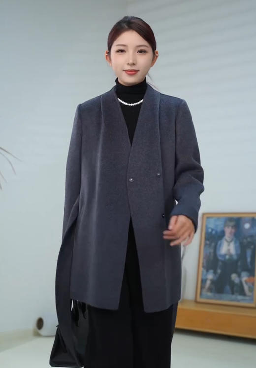 【S1】臣禾十羊绒一手长大衣JZ244080126 商品图8