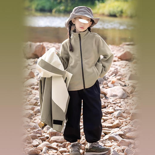 裁缝学苑TQ124女童冲锋衣外套纸样儿童三合一可拆卸加厚抓绒新款打板图纸 商品图3