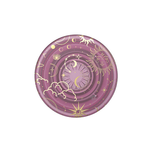 【古城密语】神秘天体 手机粘贴式支架 Graphic平面系列 紫色 日月星 商品图1