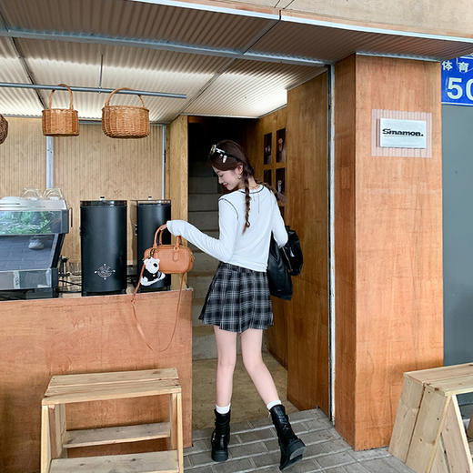 <曾小咸推荐>字母印花长袖T恤 商品图4