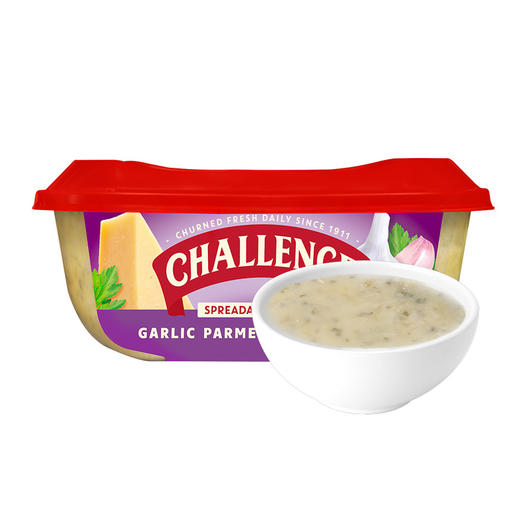 MM 山姆 美国进口 蒜香帕马森风味涂抹黄油酱 184g*2盒 商品图0