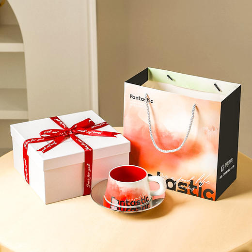 【范特西咖啡杯碟】轻奢水杯新人闺蜜高级实用结婚订婚情侣对杯咖啡杯子礼盒 商品图5