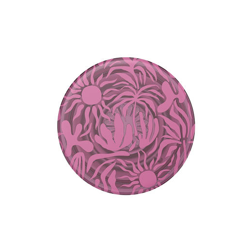 【古城密语】地中海棕榈 手机粘贴式支架 Graphic平面系列 紫色 植物花卉 商品图1