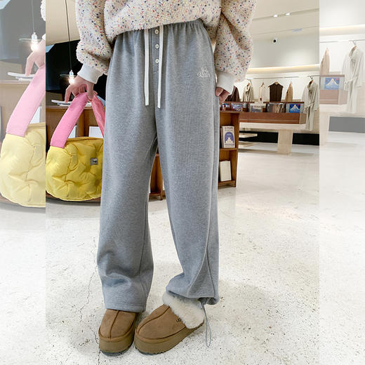 <曾小咸推荐> 刺绣加绒休闲裤 商品图9