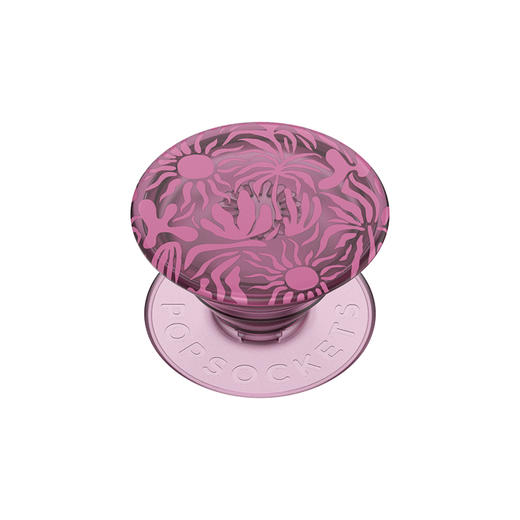 【古城密语】地中海棕榈 手机粘贴式支架 Graphic平面系列 紫色 植物花卉 商品图0