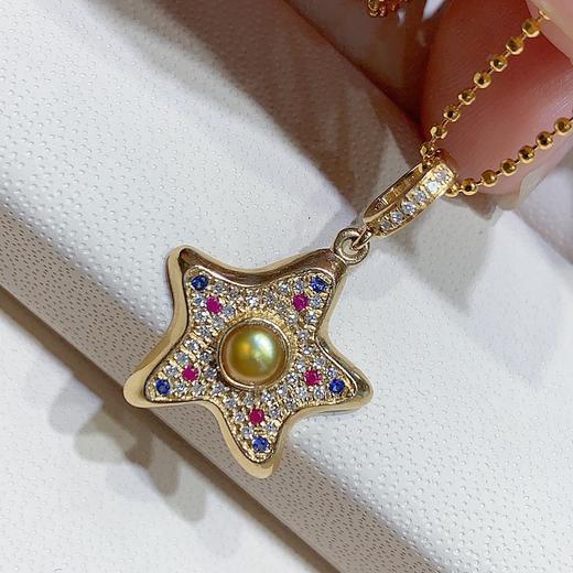 一颗小海星 keshi金珠吊坠 商品图3