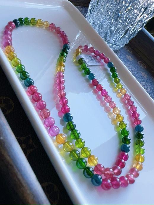 碧玺多圈手链 5.5mm 重27.4克 商品图2