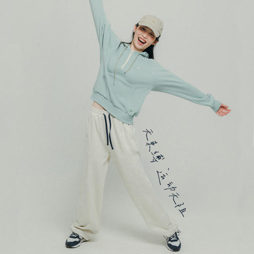 【品牌直发-粉色成人款特价199】ACMEITEM爱棵米户外亲子针织长裤柔软亲肤可调节脚口运动裤子男女GAF3020907G/GAF3020904G 商品图1