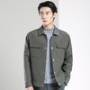 【易打理】圣得西2025新款日系复古翻领夹克男纯色休闲宽松外套 商品缩略图1