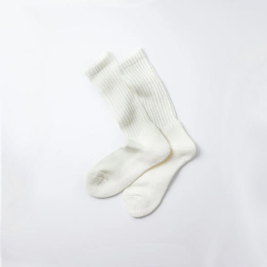 ROTOTO LOOSE PILE CREW SOCKS 日本职人制复古针织袜子 中筒袜 商品图4