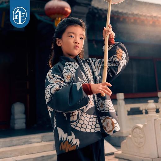 年衣童装女童外套秋冬款新款宝宝加绒夹棉外套国风夹克潮年年腾飞唐装夹克 商品图2