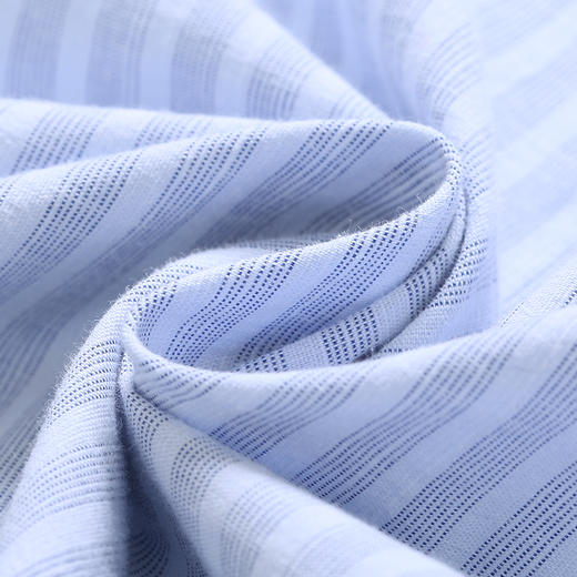 famecoco范可儿条纹衬衫女士宽松韩版百搭中长款F195BA007 商品图3