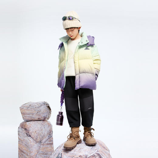 男童海岛绒保暖长裤冬季新款安奈儿童装实体店同款AB446781 商品图3