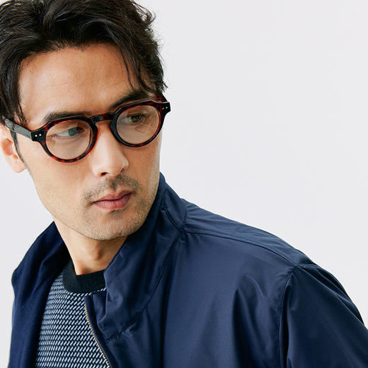 东黎 • 丝绒款中性风春秋立领羊绒拉链纯色防水防风双面服夹克 GDRM-21C200 商品图6