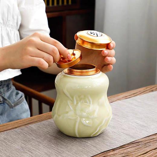 莲花龙泉柚陶罐.50元1个.满6个包装 商品图1