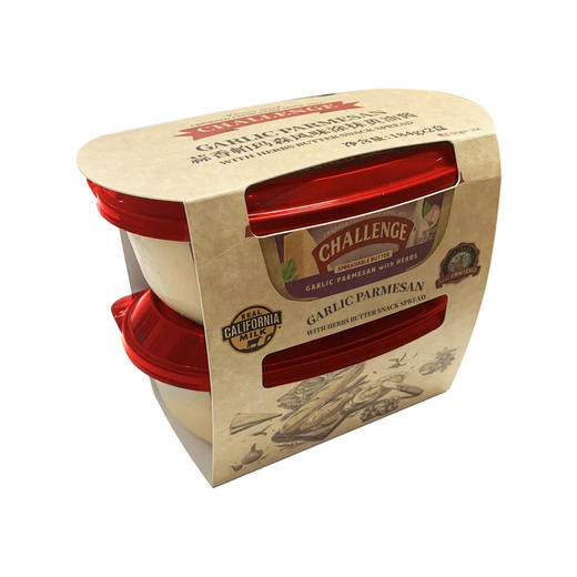 MM 山姆 美国进口 蒜香帕马森风味涂抹黄油酱 184g*2盒 商品图4