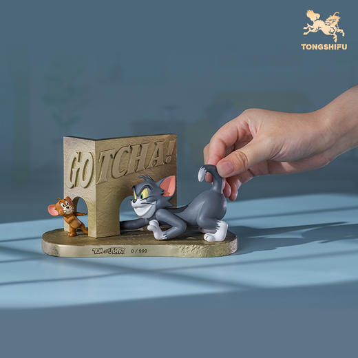 铜师傅 正版授权《猫和老鼠》G款 限量手办 桌面铜摆件家居工艺品 商品图4