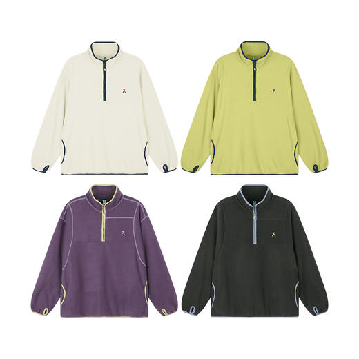 【品牌直发】ACMEITEM爱棵米 户外亲子立领摇粒绒卫衣柔软保暖版拉链上衣男女GAF3310405G/GAF3310474G 商品图4