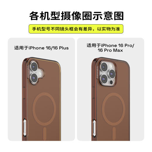 【古城密语】大漠棕 POPCASE手机壳 MagSafe Popcase磁吸款 棕色 纯色 iPhone 16/15/14 商品图2