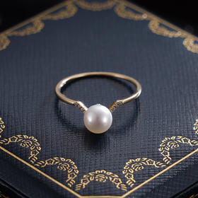 子佩集G14K海水珍珠戒指【S90016011】K金珍珠2410