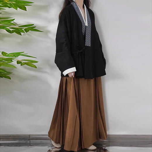 裁缝学苑AS360明制对交穿袄子弓袋袖汉服马面裙纸样女装汉服套装样板 商品图1