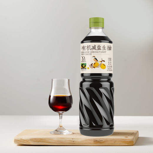 禾然有机减盐生抽885ML 商品图2