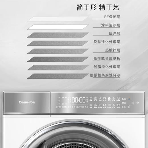 卡萨帝（Casarte）洗烘套装 C1 10W2ELU1+ECGS10FW2EU1 商品图3