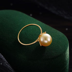 子佩集G18K海水珍珠戒指【S90028168】K金珍珠2410