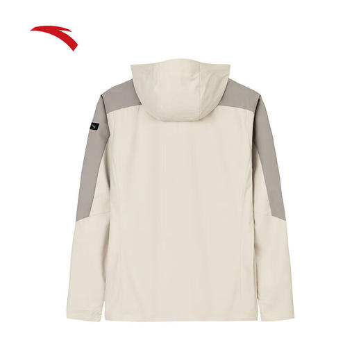 安踏（ANTA）防风外套丨运动外套男士秋季梭织夹克上衣风衣152437606N 松烟灰/白垩色-6 商品图1