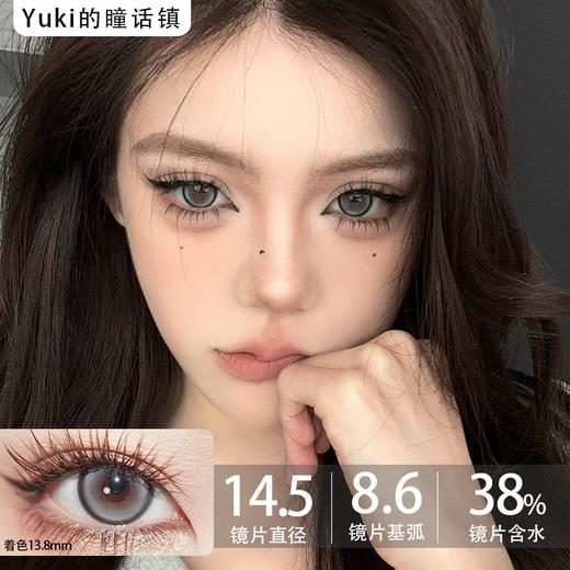 Curly puppy半年抛--小象灰 商品图0