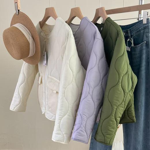 蕉家同款2.0气绒超轻葫芦纹显瘦棉服 商品图7
