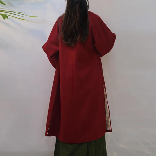 裁缝学苑AQ375新款毛呢圆领长袄搭松紧马面裙衬衫上衣套装纸样样板 商品图2