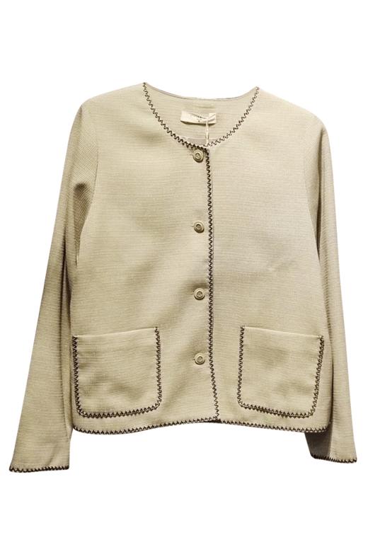 VIVIAN LIU薇薇安刘D2413105梅春女装新款圆领短款气质小香风外套 商品图5