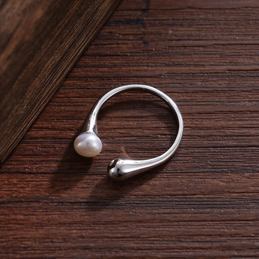 子佩集S925银珍珠戒指【JL070477】纯银珍珠2410 商品图1