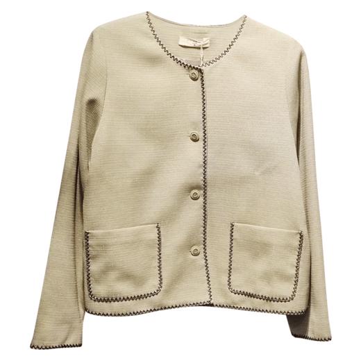 VIVIAN LIU薇薇安刘D2413105梅春女装新款圆领短款气质小香风外套 商品图4